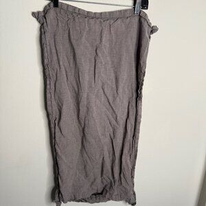 Restoration Hardware Gray 100%‎ Linen Pillowcase - Size Standard